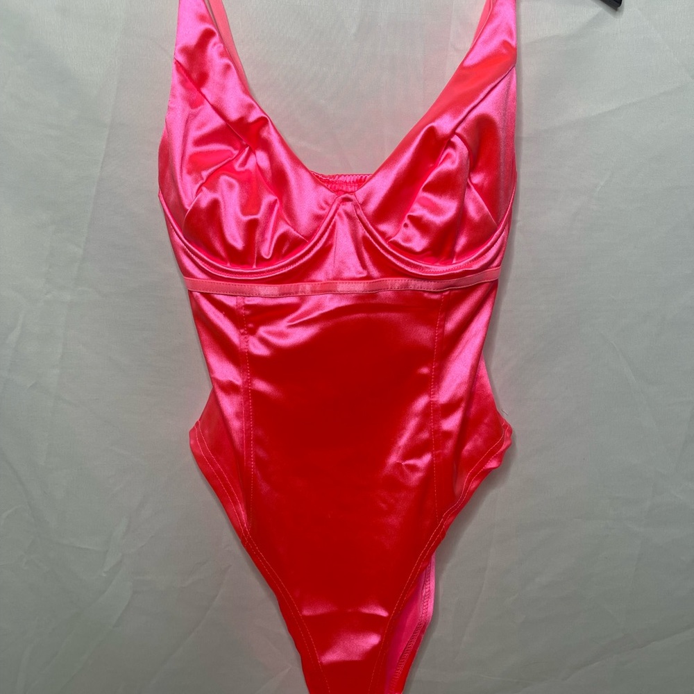 Hot pink bodysuit